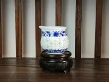 《七彩玲珑缠枝》10头手绘青花茶具 · 5