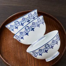 58头青花追梦少年餐具（釉中彩-白瓷） · 5