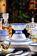 58头青花玲珑餐具·一路繁花 · 3
