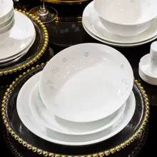 58头白玉玲珑餐具-扶春 · 6