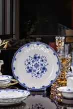 58头青花玲珑餐具-闭月羞花 · 6