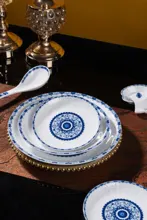 58头青花玲珑餐具·团圆美满 · 3