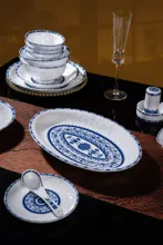 58头青花玲珑餐具·团圆美满 · 4