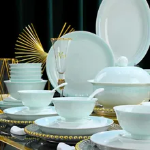 58头·青玉瓷釉中彩爱情海餐具 · 3