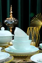 58头·青玉瓷釉中彩爱情海餐具 · 6