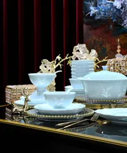 58头青玉玲珑丰收餐具 · 7