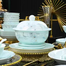 58头·青釉桃花源餐具 · 4
