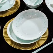 58头青瓷玲珑餐具-三叶草 · 7