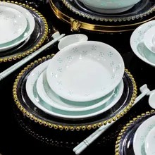 58头青瓷玲珑餐具-铜钱 · 8