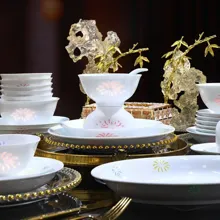 58头五彩玲珑烟花餐具套装 · 3