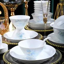 58头·白瓷陌上花开餐具 · 5