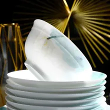 58头·白瓷清新高雅餐具 · 2