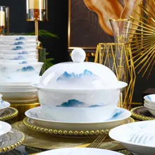 58头·白瓷满目青山餐具 · 3