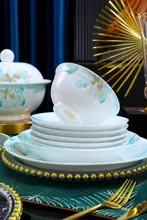 58头·白瓷玉兰春晓餐具 · 7