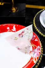 58头·白玉泥好运长榴红餐具 · 7