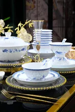 58头青花海语玲珑餐具套装 · 7