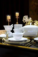 58头六彩玲珑瓷餐具 · 7