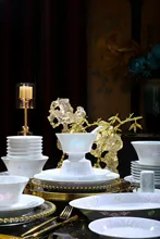 58头六彩玲珑瓷餐具 · 9