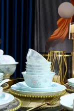 58头·青釉花开向阳餐具 · 7