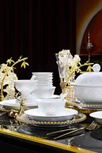 58头·三彩福海生花玲珑瓷餐具 · 7
