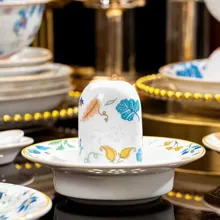 58头粉彩玲珑餐具-热带雨林 · 6