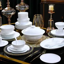 58头·白瓷云梦餐具 · 3