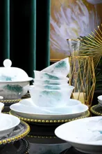 58头·白瓷富贵莲莲餐具 · 7