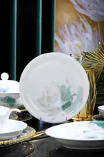 58头·白瓷富贵莲莲餐具 · 9