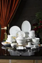 58头·白瓷云汐餐具 · 1