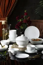 58头·白瓷云汐餐具 · 2