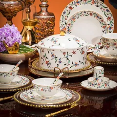 70头·描金富饶花园骨瓷餐具 · 2