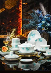 60头·高温玉泥白瓷挚爱餐具 · 2