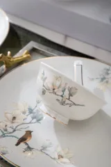 62头·花鸟望升平骨瓷餐具 · 2
