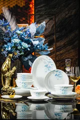 60头蓝调餐具（白瓷） · 7