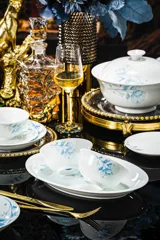 60头蓝调餐具（白瓷） · 8