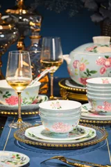 72头繁花蝶舞镶金餐具 · 3
