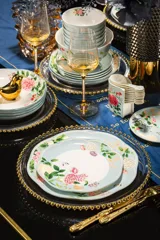 72头繁花蝶舞镶金餐具 · 6