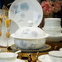 58头梦相随餐具（白瓷） · 2