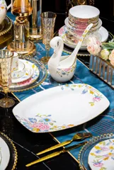70头描金繁花似锦骨瓷餐具 · 8