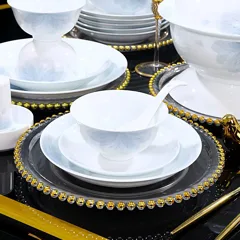 58头花好月圆餐具（白瓷） · 3