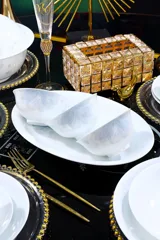 58头花好月圆餐具（白瓷） · 8