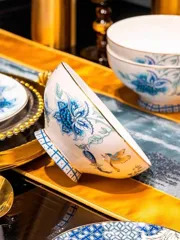 68头金边梦里花骨瓷餐具 · 4