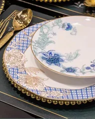 68头金边梦里花骨瓷餐具 · 5