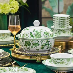 56头·白瓷餐具·丛林 · 3