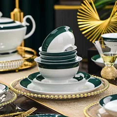 58头如茵餐具（白瓷） · 2