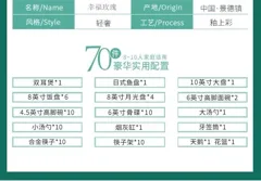 70头·描金幸福玫瑰骨瓷餐具 · 8