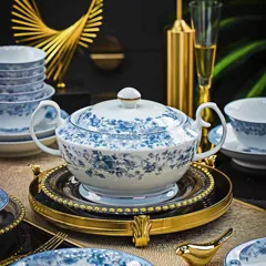 58头欢颜餐具（白瓷） · 2