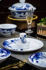 56头青花莲年有余餐具 · 8