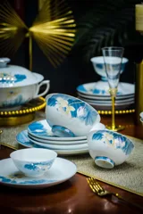 58头荷天下餐具（白瓷） · 5