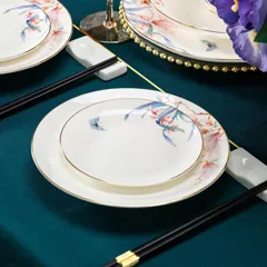 72头描金喜上眉梢骨瓷餐具 · 4